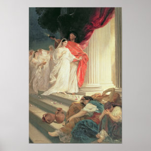 Parable of the Wise and Foolish Virgins, 1886 Poster