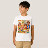 Parables4Kids - Paasfeestviering T-shirt (Voorkant volledig)