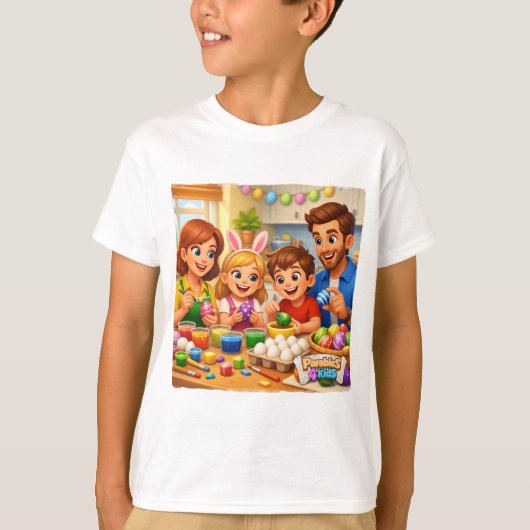 Parables4Kids - Paasfeestviering T-shirt (Voorkant)