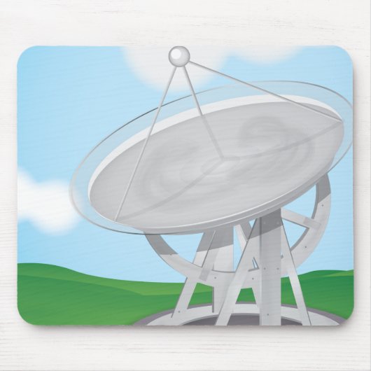 Parabolische Antenne Muismat (Voorkant)