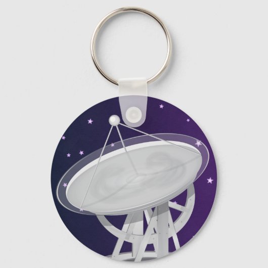 Parabolische Antenne Sleutelhanger (Voorkant)