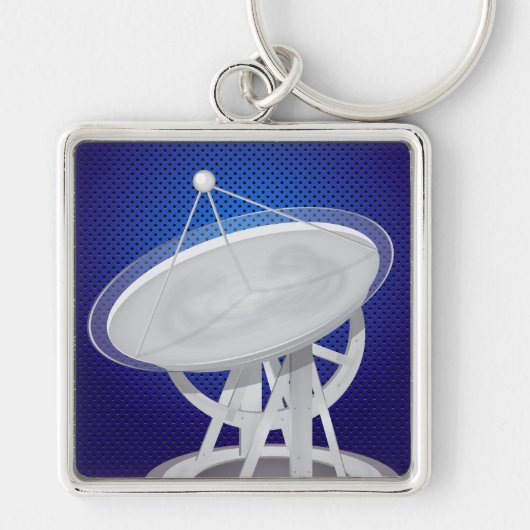 Parabolische Antenne Sleutelhanger (Voorkant)