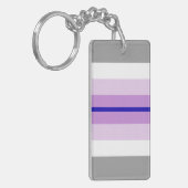 Paraboy Pride Flag  Sleutelhanger (Voorkant Links)
