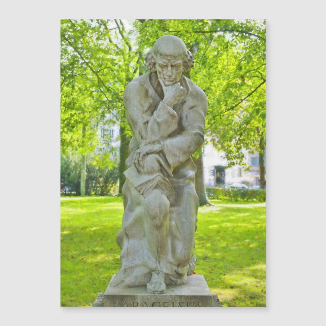 Paracelsus-monument in Salzburg (Voorkant)