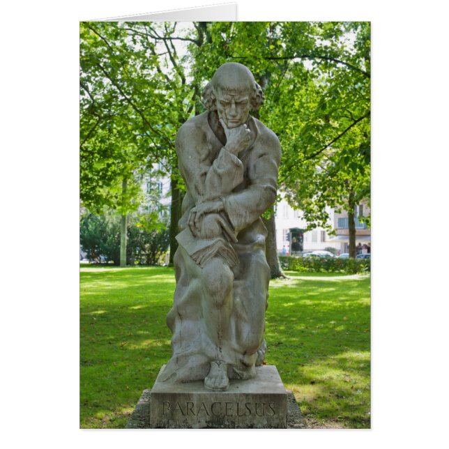 Paracelsus Monument in Salzburg (Voorkant)