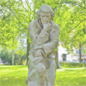Paracelsus-monument in Salzburg Sticker (Voorkant)