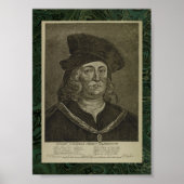 Paracelsus: Occultist Portret uit de 17e eeuw Poster (Voorkant)