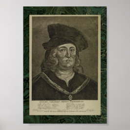 Paracelsus: Occultist Portret uit de 17e eeuw Poster
