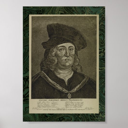 Paracelsus: Occultist Portret uit de 17e eeuw Poster (Voorkant)