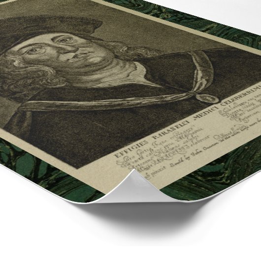 Paracelsus: Occultist Portret uit de 17e eeuw Poster (Hoek)