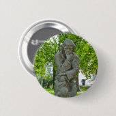 Paracelsusmonument in Salzburg Ronde Button 5,7 Cm (Voorkant /achterkant)