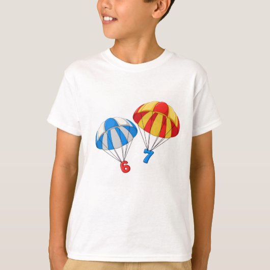 Parachute 6 7 t-shirt (Voorkant)