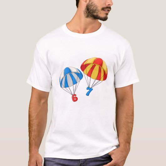 Parachute 6 7 t-shirt (Voorkant)