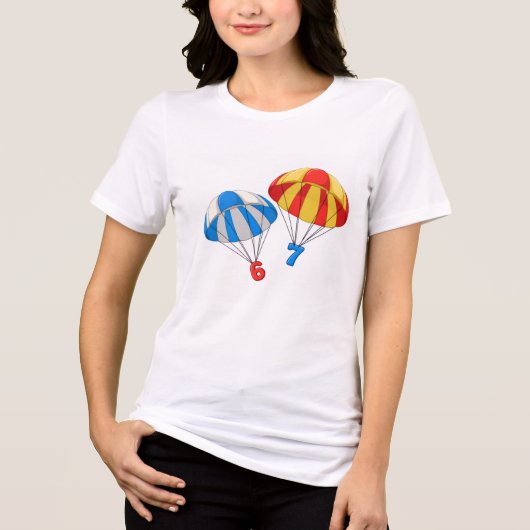 Parachute 6 7 Tri-Blend shirt (Voorkant)