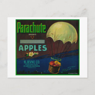 Parachute Apple-label Briefkaart