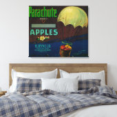 Parachute Apple-label Canvas Afdruk (Insitu (Slaapkamer))