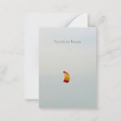 Parachute Breeze Custom Notecard Notitiekaartje (Voorkant)