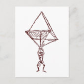 parachute briefkaart (Voorkant)