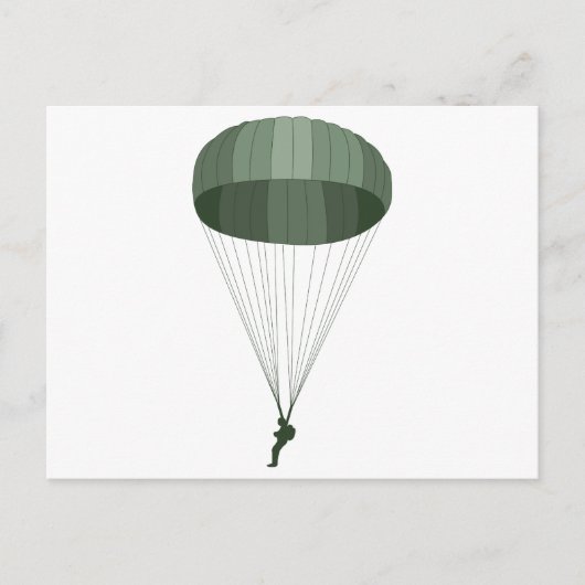 Parachute Briefkaart (Voorkant)