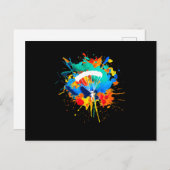 Parachute Colors Skydiver Skydiving Briefkaart (Voorkant / Achterkant)