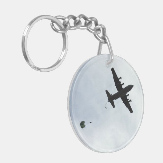 Parachute Drop EC-130H Compass Call Sleutelhanger (Voorkant Links)