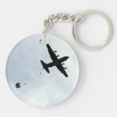 Parachute Drop EC-130H Compass Call Sleutelhanger (Achterkant)