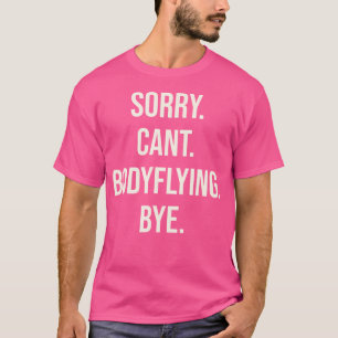 Parachute- en bodyflyjumpdag skydiving t-shirt