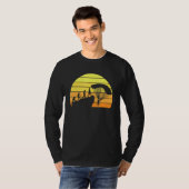 Parachute Evolution Retro Sunset Art T-shirt (Voorkant volledig)