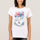 Parachute in de wolken t-shirt (Voorkant)
