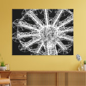 'Parachute Jump Close-up' Ingepakt Canvas Print (Insitu (Woonkamer))