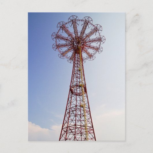 Parachute Jump - Coney Island, NYC briefkaart (Voorkant)