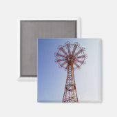 Parachute Jump - Coney Island, NYC magneet (Voorkant / Achterkant)