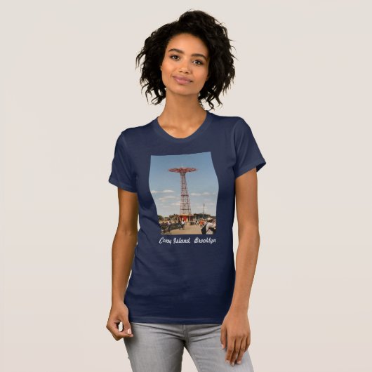 Parachute Jump Dames T-shirt (Voorkant volledig)