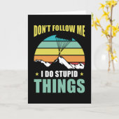 parachute kaart (Gele Bloem)