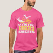parachute met skydiver t-shirt (Voorkant)
