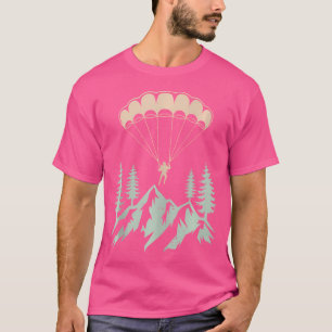 Parachute parachute skydiving bij paragliding t-shirt