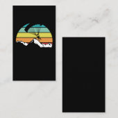 Parachute Retro Mountain Paragliding Visitekaartje (Voorkant / Achterkant)