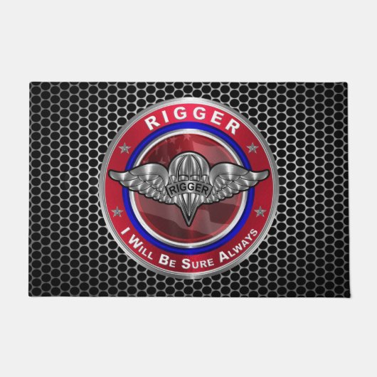 Parachute Rigger-Amazing Airborne Soldaten   Deurmat (Voorkant)