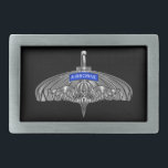 Parachute Rigger  Belt Buckle Gesp<br><div class="desc">Display your pride in our dedicated Parachute Riggers! This exclusively designed art design makes a wonderful Gift to any who are serving or have served in Airborne Rigging Units! Unique designed gift for anyone looking for that one of a kind special gift for Army or Civilian School Graduation, promotion, reenlistment,...</div>