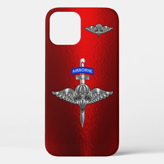 Parachute Rigger Gepersonaliseerd Case-Mate iPhone Case (Achterkant)