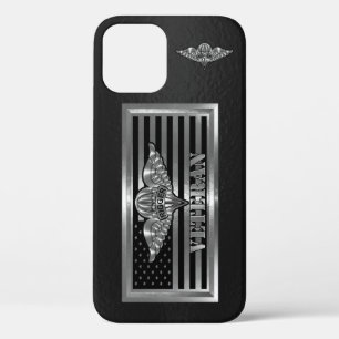 Parachute Rigger Veteran Steel Flag Case-Mate iPhone Case