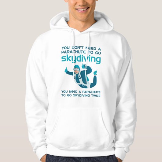 Parachute Skydiving Hoodie (Voorkant)