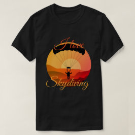  parachute skydiving liefhebber cadeau t-shirt