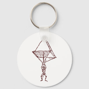 parachute sleutelhanger