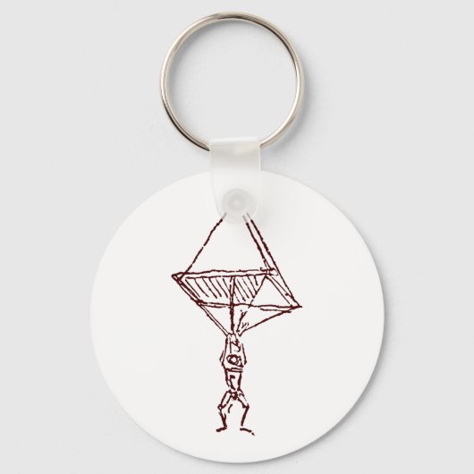 parachute sleutelhanger (Voorkant)