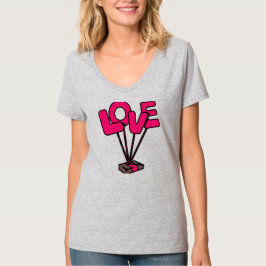 🎈❤️ Parachute van Liefde: Drijven op Gevoelens ❤️ T-shirt