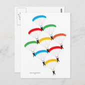 Parachuteformatie Briefkaart (Voorkant / Achterkant)