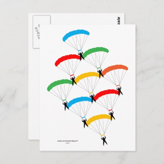 Parachuteformatie Briefkaart (Voorkant / Achterkant)