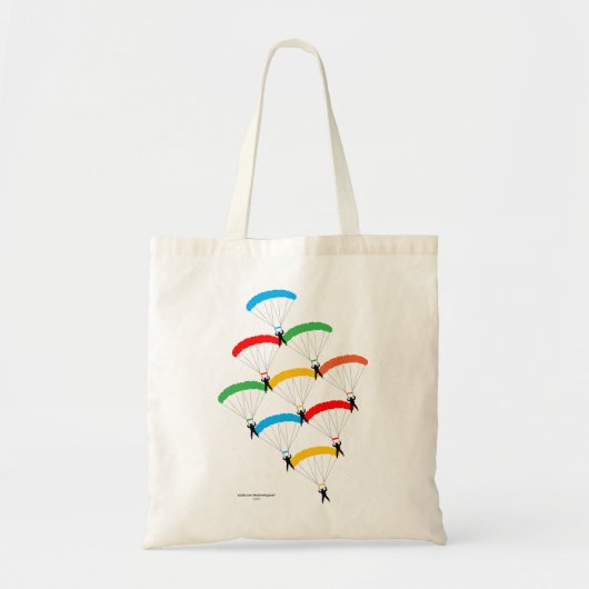 Parachuteformatie Tote Bag (Voorkant)