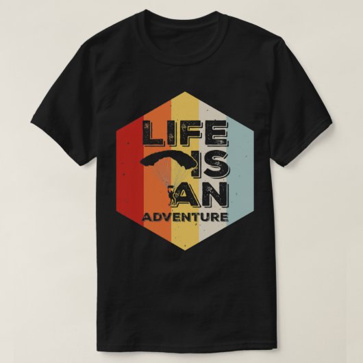 Parachuter Skydiver 1 T-shirt (Design voorkant)